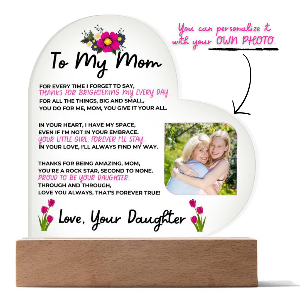 To My Mom, Love Your Daughter – Always Your Little Girl - CMM905