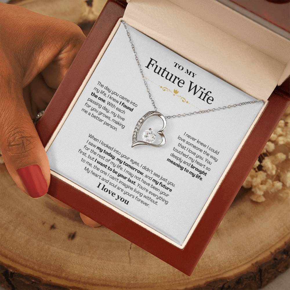 To My Future Wife - Forever Love Necklace Gift Set - CMS903