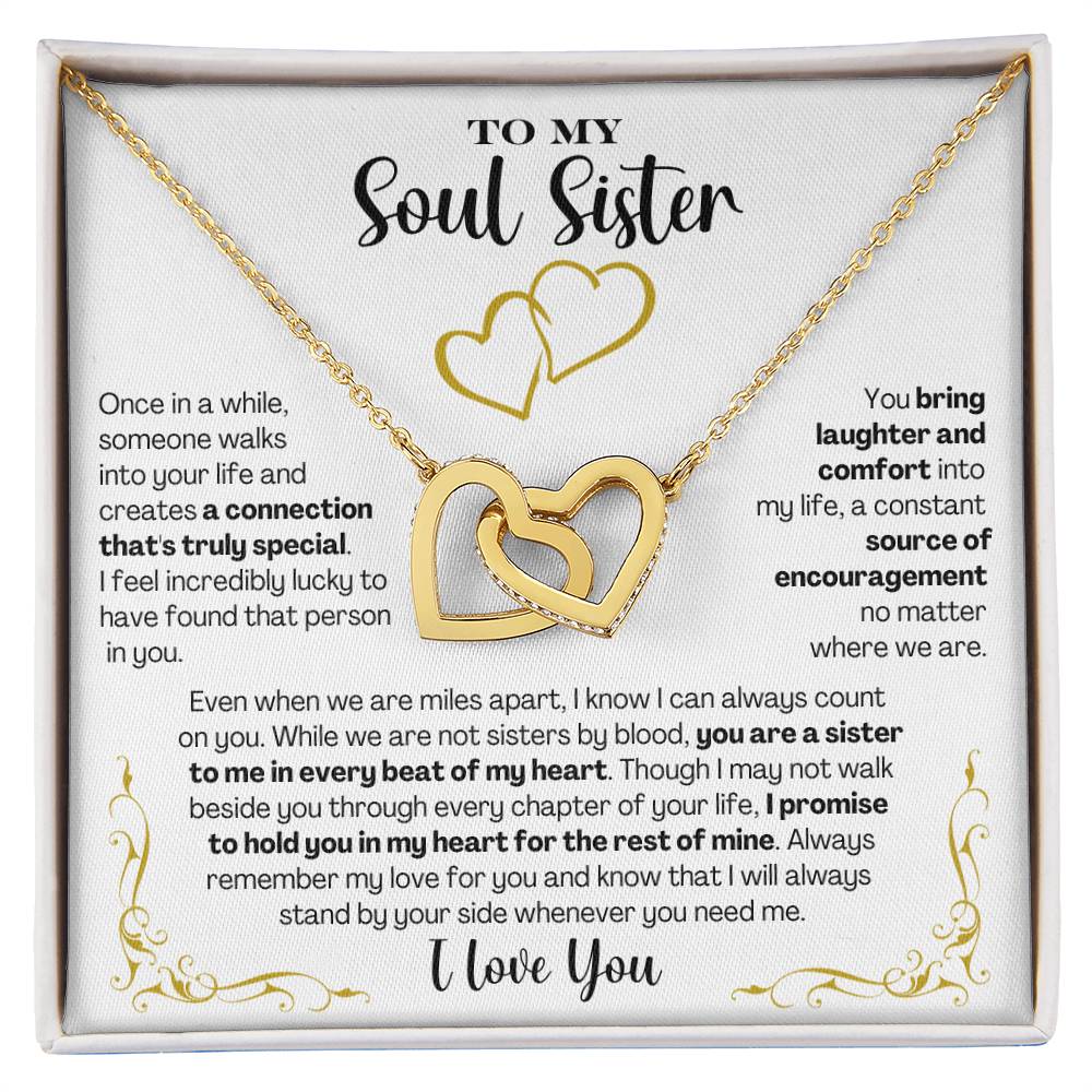 To My Soul Sister - "You are a Sister to Me in Every Beat of my Heart" - CMSS901