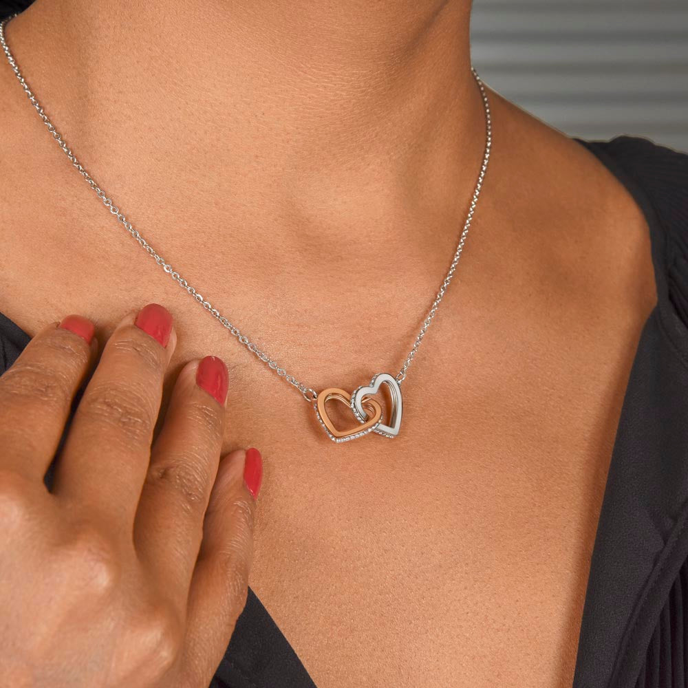 To My Future Wife – Interlocking Hearts Necklace Gift Set - CMS904