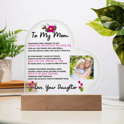 To My Mom, Love Your Daughter – Always Your Little Girl - CMM905