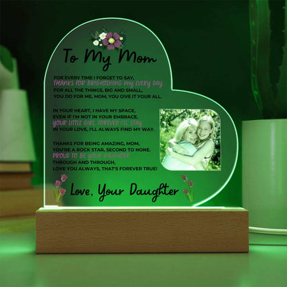 To My Mom, Love Your Daughter – Always Your Little Girl - CMM905