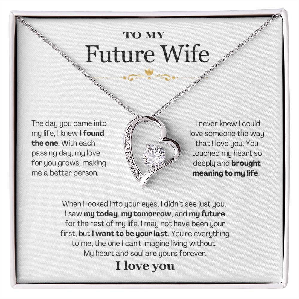 To My Future Wife - Forever Love Necklace Gift Set - CMS903