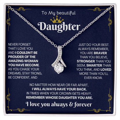 To My Beautiful Daughter - Alluring Beauty Necklace Gift Set (CMD906) - PRICE INCLUDES FREE SHIPPING