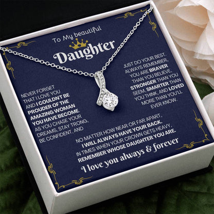 To My Beautiful Daughter - Alluring Beauty Necklace Gift Set (CMD906) - PRICE INCLUDES FREE SHIPPING