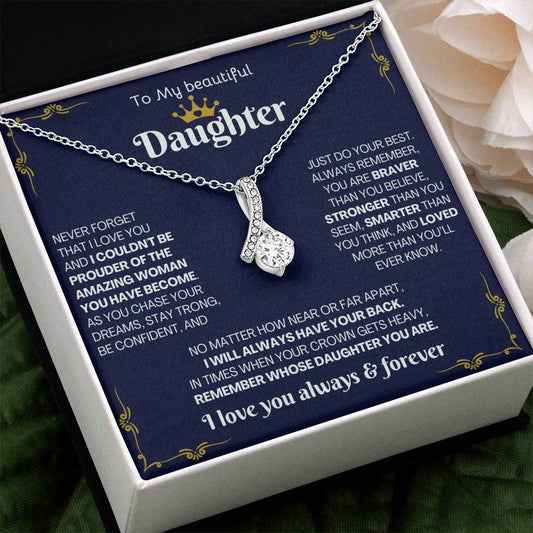 To My Beautiful Daughter - Alluring Beauty Necklace Gift Set (CMD906) - PRICE INCLUDES FREE SHIPPING