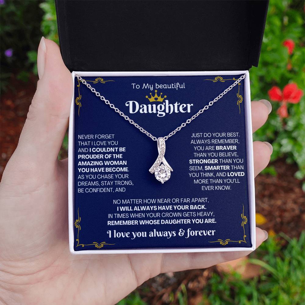 To My Beautiful Daughter - Alluring Beauty Necklace Gift Set (CMD906) - PRICE INCLUDES FREE SHIPPING