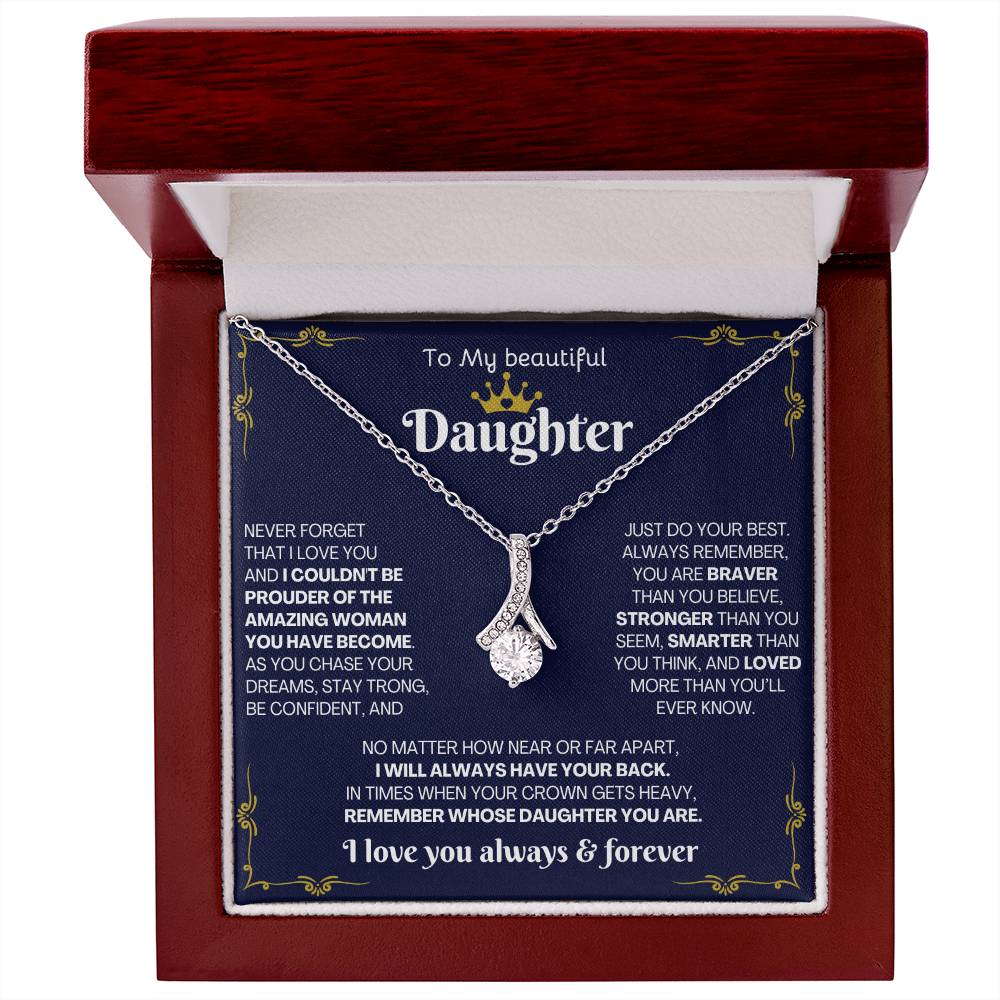 To My Beautiful Daughter - Alluring Beauty Necklace Gift Set (CMD906) - PRICE INCLUDES FREE SHIPPING